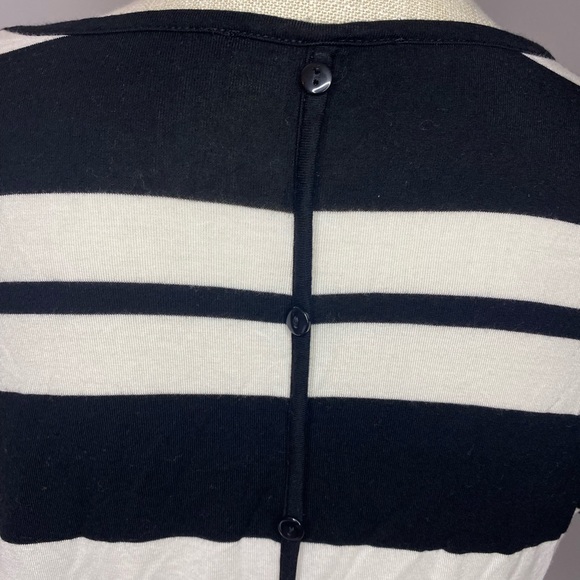 Cable & Gauge Black/White Striped Shirt - Picture 6 of 6
